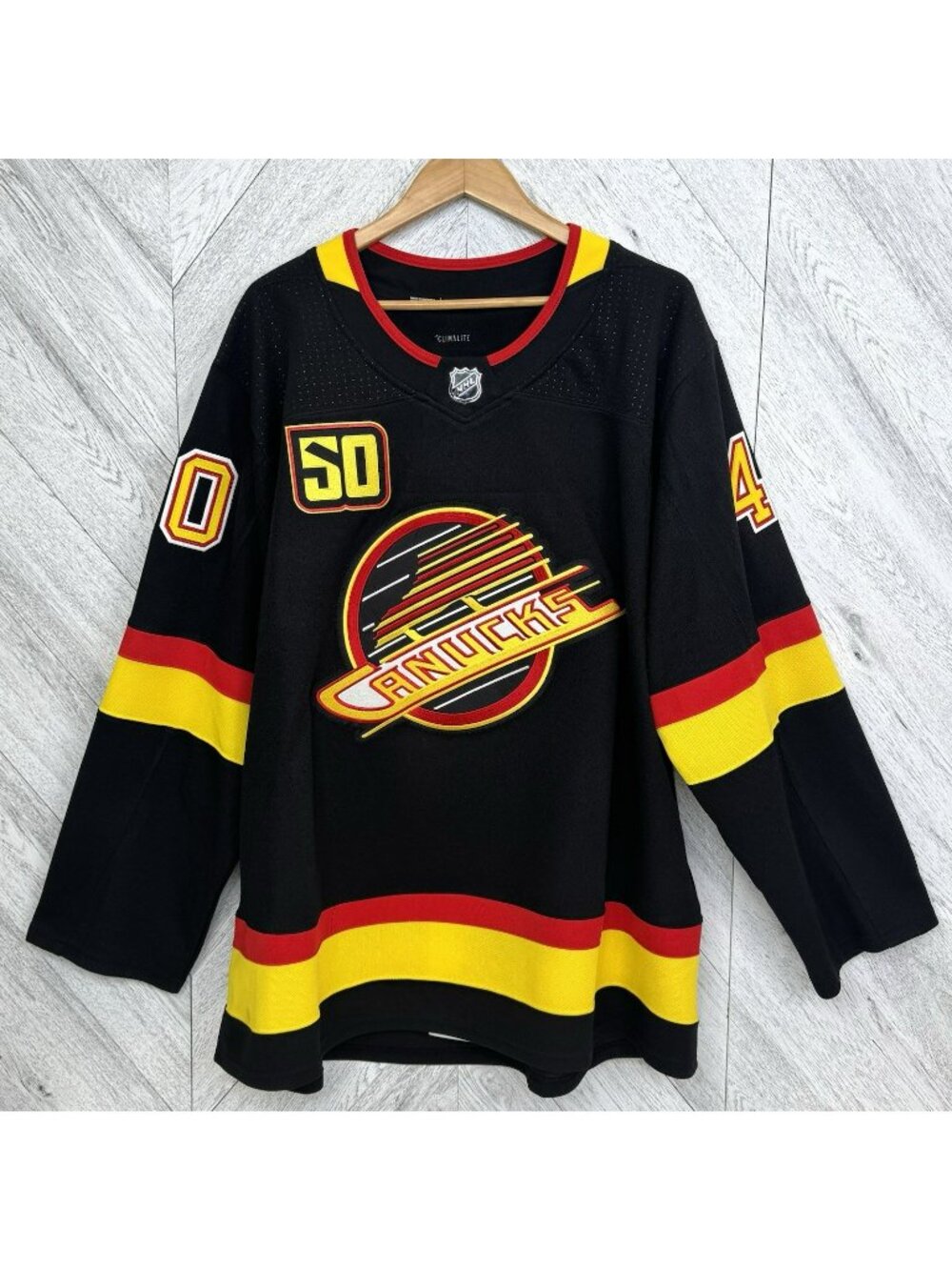 Adidas Vancouver Canucks NHL Hockey Jersey Flying Skate PETTERSSON Size 60 3XL